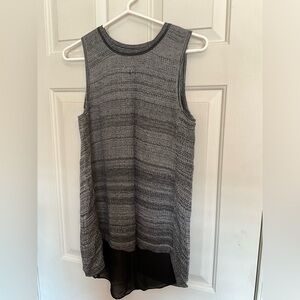 Gently worn sleeveless sweater top